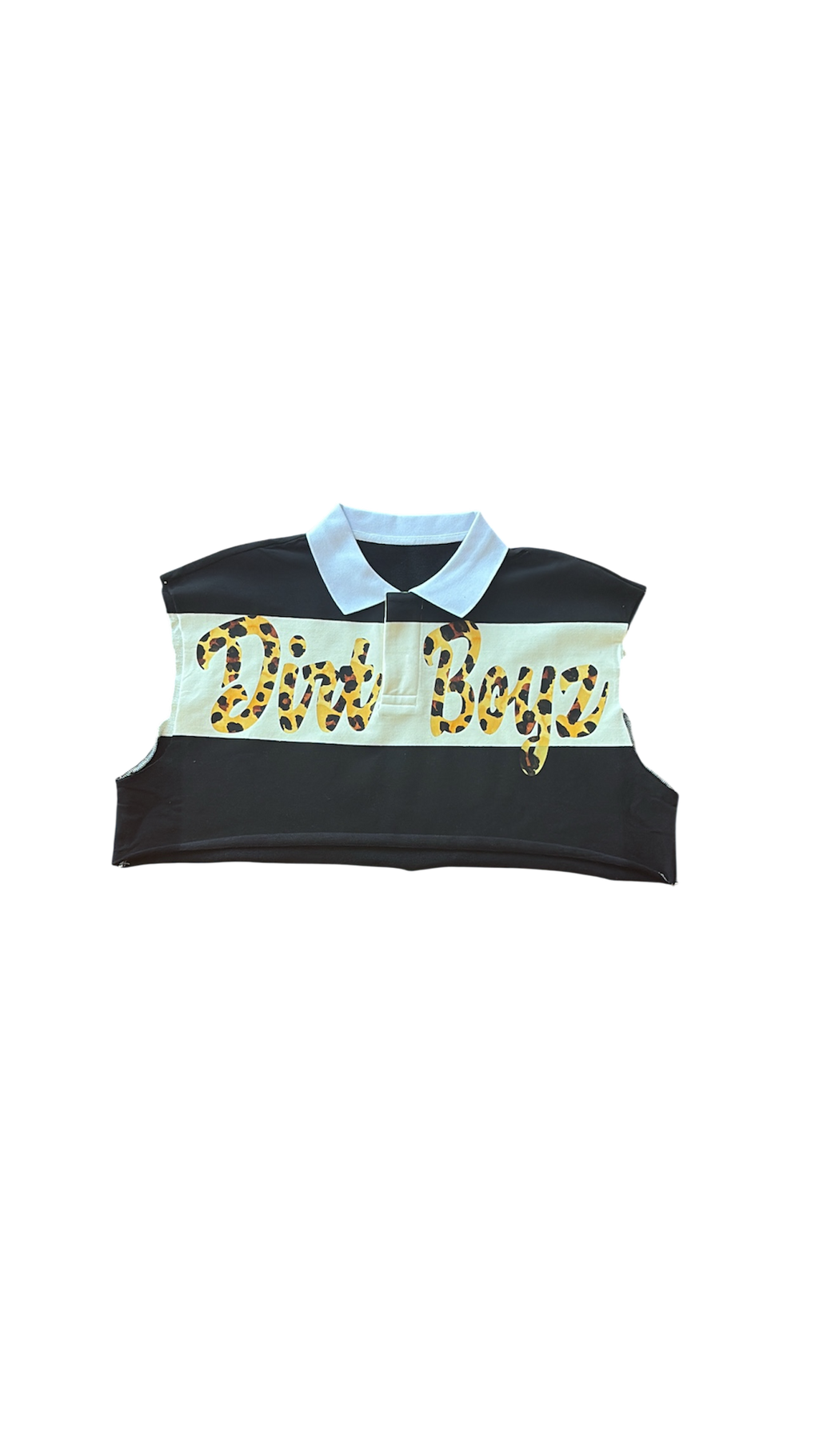 Dirty Sleeveless Cropped Rugby
