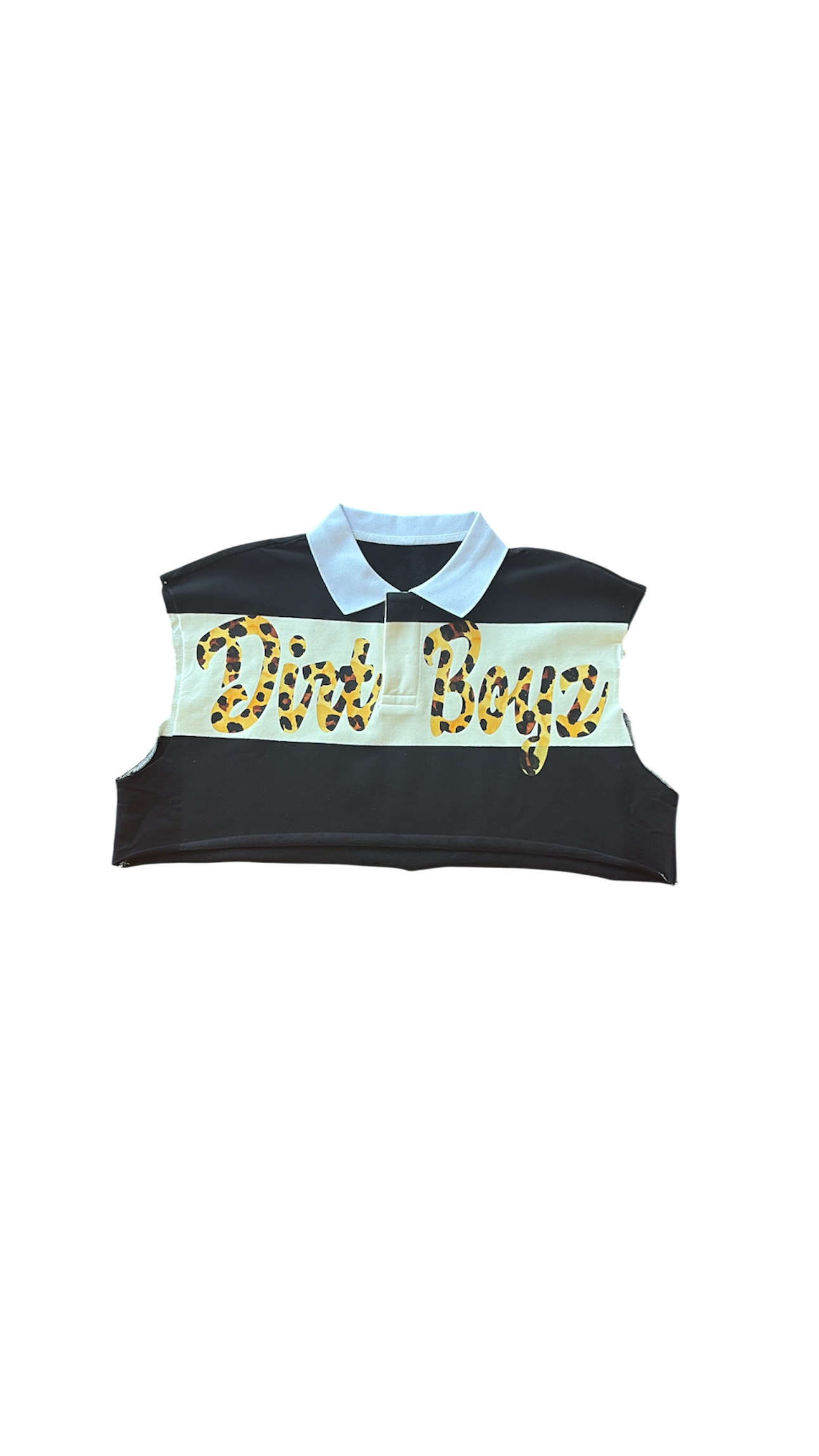 Dirty Sleeveless Cropped Rugby