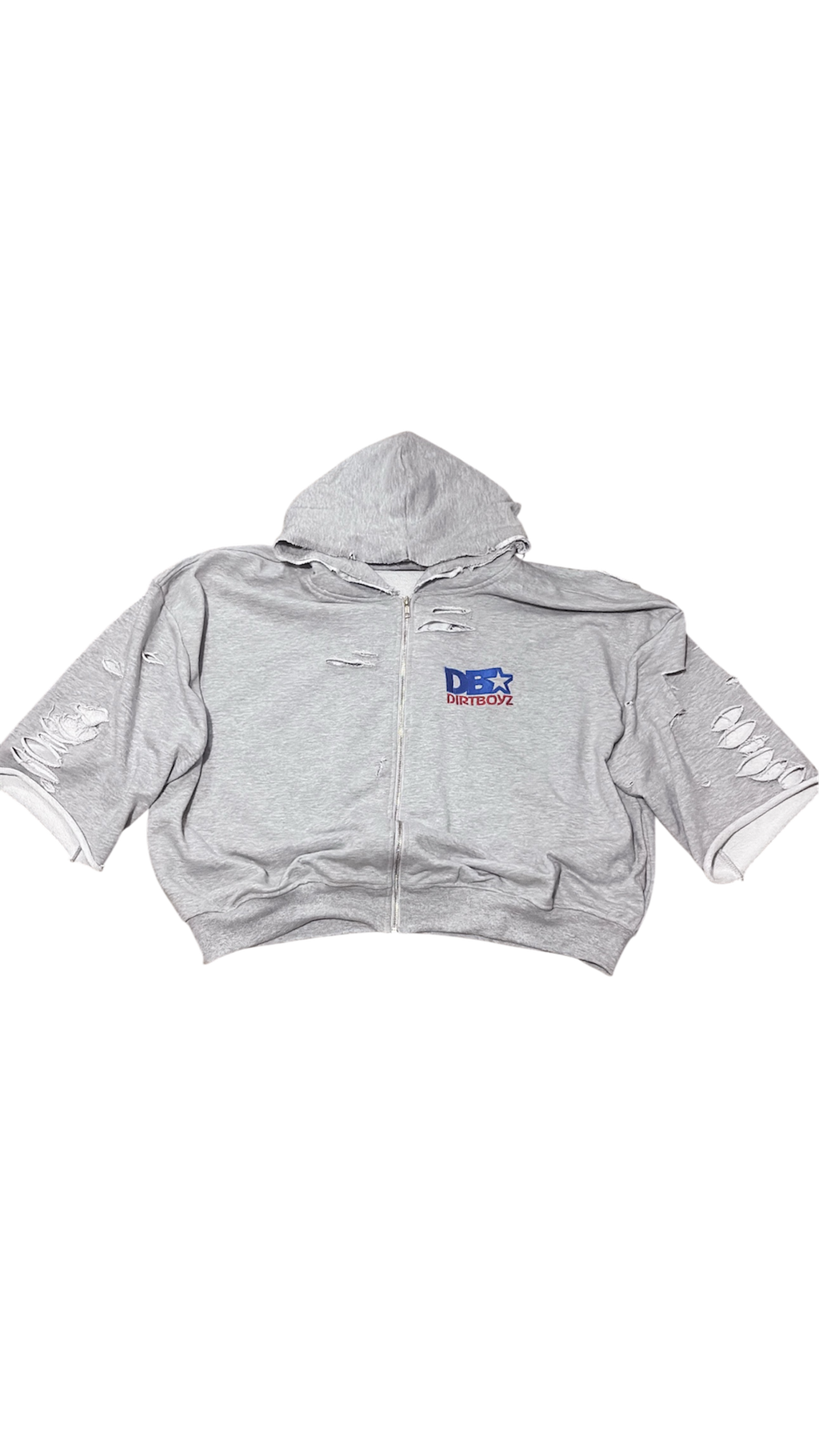 Signature Sport Mid Sleeve Cropped Zip-Up
